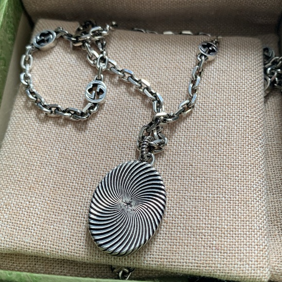 🔥♥️🔥Gucci Sterling Silver Double G Necklace 🔥♥️🔥 - Picture 5 of 11